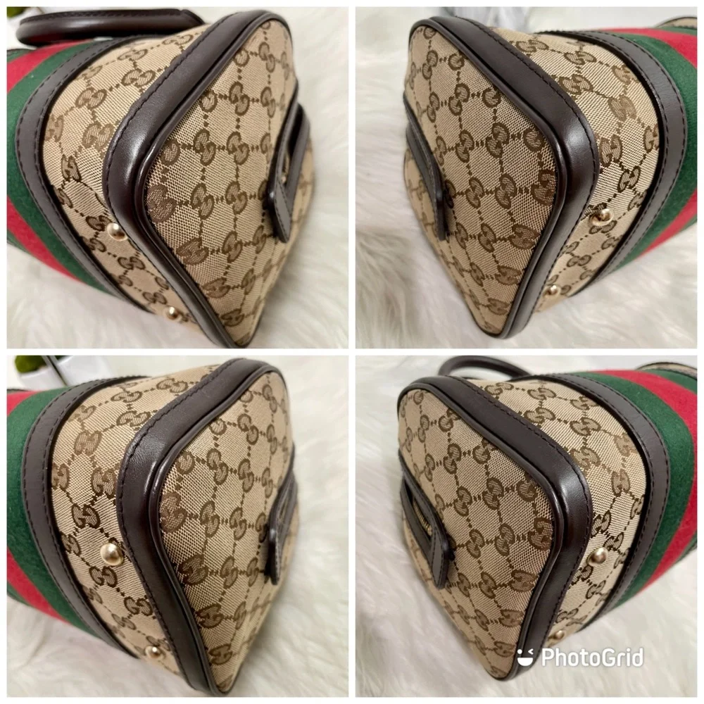 Monogram Vintage Web Small Boston - Picture 6 of 16